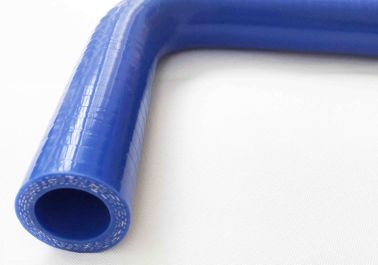 De Slang van de Siliconeradiator Doek Versterkte het Verpakken Blauwe Glanzende Vlotte Oppervlakte op hoge temperatuur